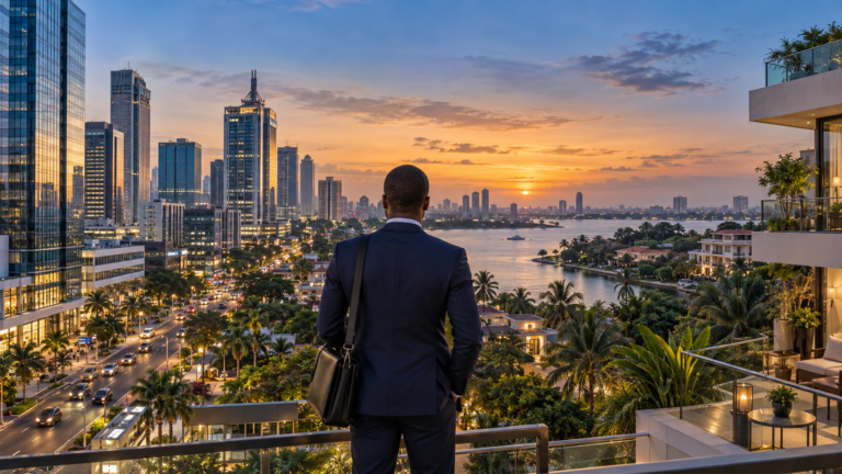 Business traveller comparing Victoria Island and Ikoyi for a Lagos corporate stay